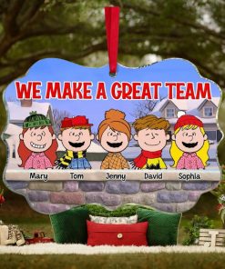 We Make A Great Team, Personalized Ornament, Gift For Friends, Christmas Gifts