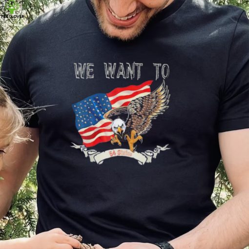 We Went To 54 States Eagles flag America President Biden T Shirt