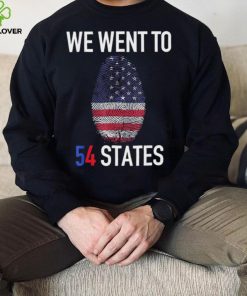 We Went To 54 States, Fingerprint President Biden T Shirt