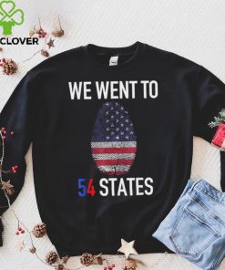 We Went To 54 States, Fingerprint President Biden T Shirt