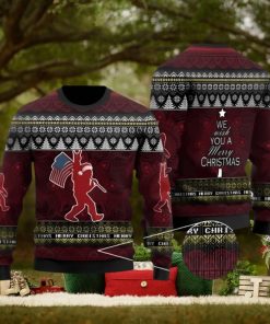 We Wish You A Merry Christmas 3D Sweater Ugly Christmas