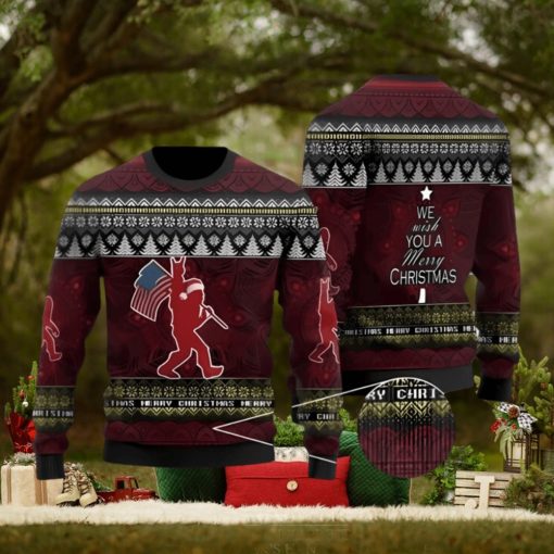 We Wish You A Merry Christmas 3D Sweater Ugly Christmas