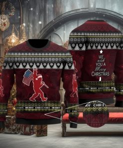 We Wish You A Merry Christmas 3D Sweater Ugly Christmas