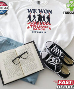 We Won Abbey Road Trump Vance 2024 Get Over It Shirt