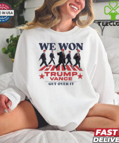 We Won Abbey Road Trump Vance 2024 Get Over It Shirt