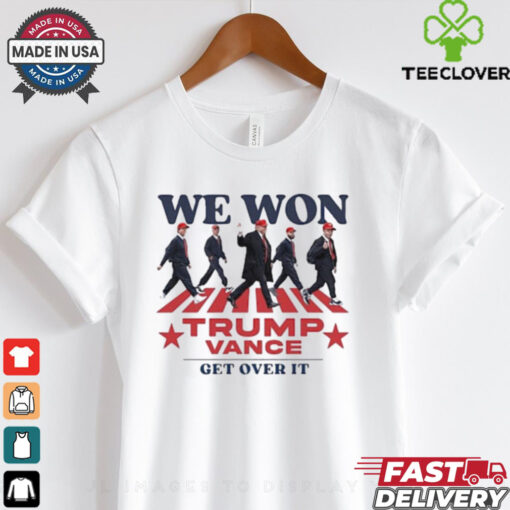 We Won Abbey Road Trump Vance 2024 Get Over It Shirt
