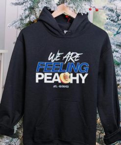 We are feeling peachy Peach Bowl ATL 12 30 23 hoodie, sweater, longsleeve, shirt v-neck, t-shirt