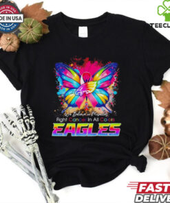 We believe in miracles fight cancer in all colors Philadelphia Eagles shirt