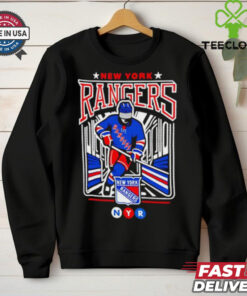 We bleed blue Rangers New York Rangers hockey shirt