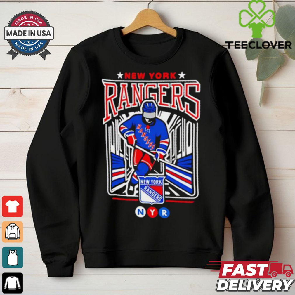 We bleed blue Rangers New York Rangers hockey shirt We bleed blue Rangers New York Rangers hockey shirt