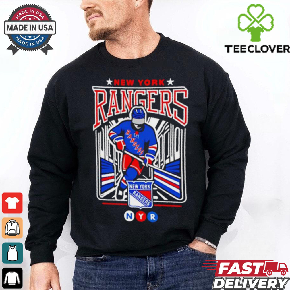 We bleed blue Rangers New York Rangers hockey shirt We bleed blue Rangers New York Rangers hockey shirt