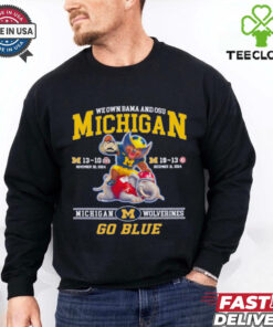 We own Bama and OSU Michigan Wolverines go Blue mascot Best Selling shirt