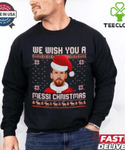 We wish you a Messi Christmas shirt