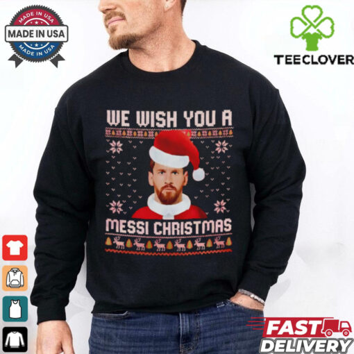 We wish you a Messi Christmas shirt