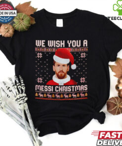 We wish you a Messi Christmas shirt
