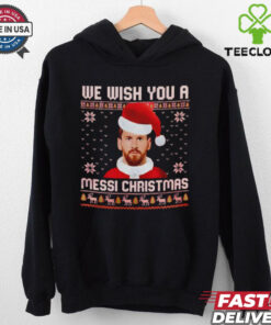 We wish you a Messi Christmas shirt