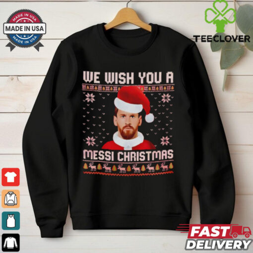 We wish you a Messi Christmas shirt