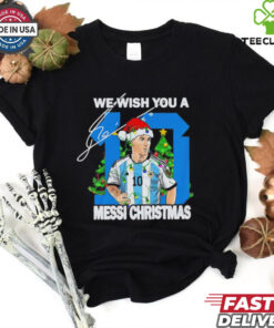 We wish you a Messi Christmas signature shirt