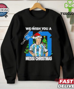 We wish you a Messi Christmas signature shirt
