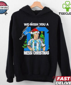 We wish you a Messi Christmas signature shirt