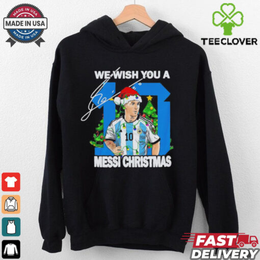 We wish you a Messi Christmas signature shirt