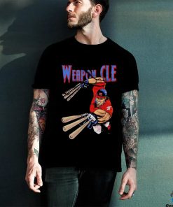 Weapon Cleveland Guardians cartoon hoodie, sweater, longsleeve, shirt v-neck, t-shirt