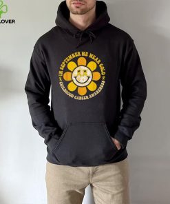 Wear Gold Childhood Cancer Awareness Warrior Fight Hippie T Shirt