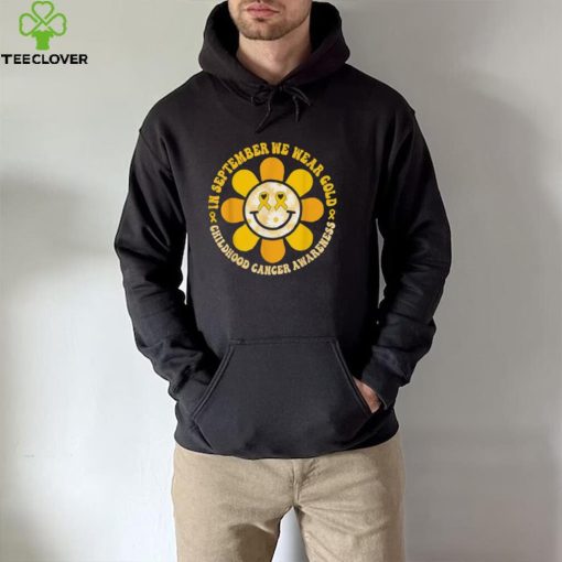 Wear Gold Childhood Cancer Awareness Warrior Fight Hippie T Shirt