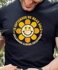 Wear Gold Childhood Cancer Awareness Warrior Fight Hippie T Shirt