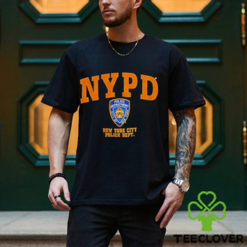Wears nypd new york city police dept shirt
