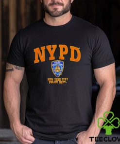 Wears nypd new york city police dept shirt