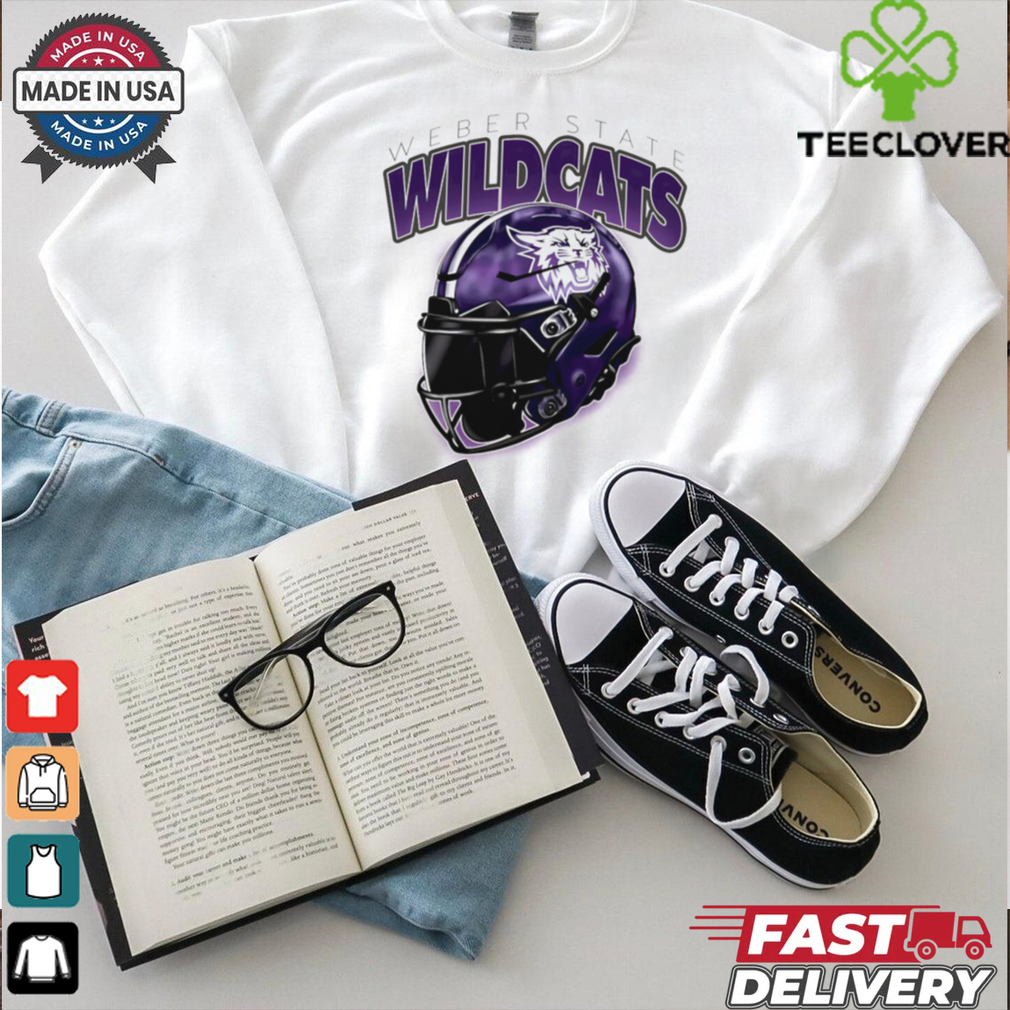 Weber State Wildcats 90’s Helmet shirt Weber State Wildcats 90’s Helmet shirt