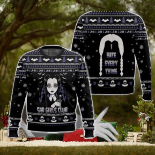 Wednesday Addams Ugly Sweater