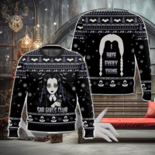 Wednesday Addams Ugly Sweater