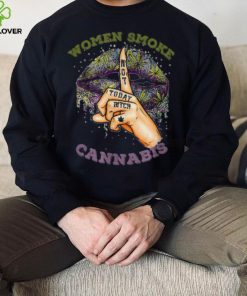 Weed Lips Not Today Bitch Cannabis , Women Smoking Shirt