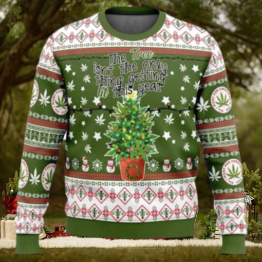 Weed Lit This Year Ugly Christmas Sweater