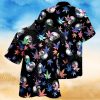 Weed Skull Smoke Color Hawaiian Shirt Crazy Funny Hawaiian Shirt Vintage