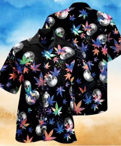 Weed Skull Smoke Color Hawaiian Shirt Crazy Funny Hawaiian Shirt Vintage