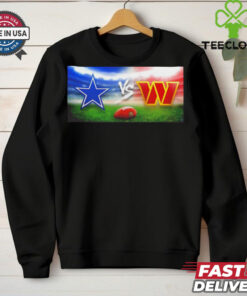Week 12 Cowboys vs Commanders gameday Stadium logo shirt