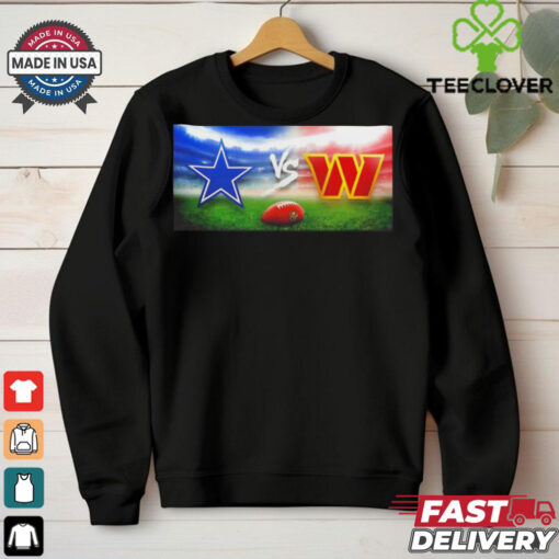 Week 12 Cowboys vs Commanders gameday Stadium logo shirt
