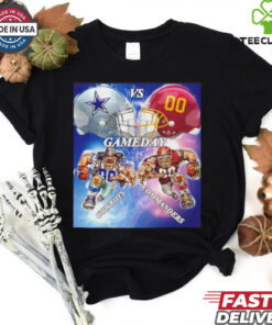 Week 12 Cowboys vs Commanders gameday mascot helmet matchup shirt