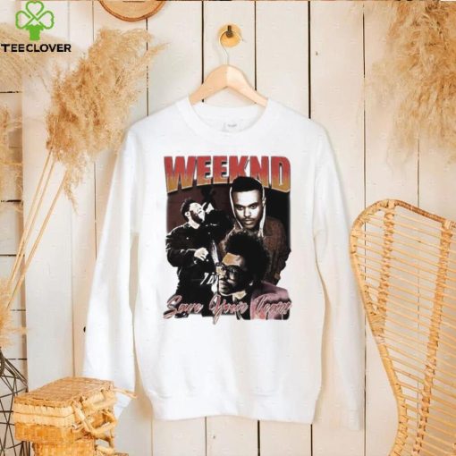Weeknd Vintage White Rap Tee 90’s Inspired Abel Tesfaye hoodie, sweater, longsleeve, shirt v-neck, t-shirt
