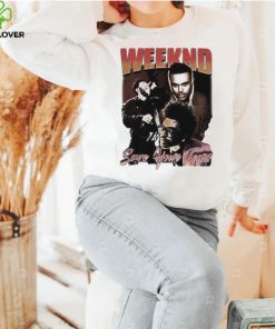 Weeknd Vintage White Rap Tee 90’s Inspired Abel Tesfaye shirt
