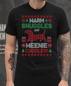 Weenie Dog Christmas Pajama Cute Weiner Christmas Shirt