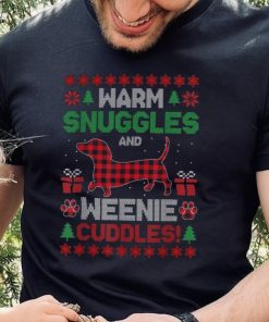 Weenie Dog Christmas Pajama Cute Weiner Christmas Shirt