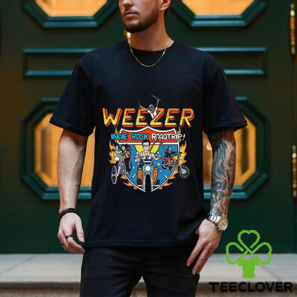 Weezer Indie Rock Roadtrip Admat Tour 2023 Shirt Weezer Indie Rock Roadtrip Admat Tour 2023 Shirt