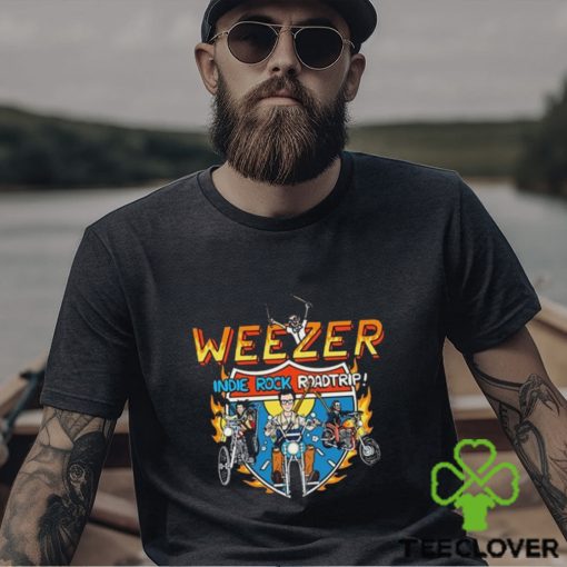 Weezer Indie Rock Roadtrip Admat Tour 2023 Shirt
