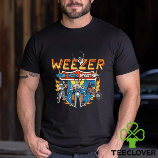 Weezer Indie Rock Roadtrip Admat Tour 2023 Shirt