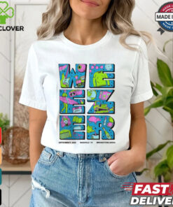Weezer Poster For Nashville TN Show At Bridgestone Arena On September 17 2024 Unisex T Shirt
