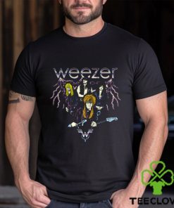 Weezer Shirt Tour 2023 Metal Rock Gift Double Sided Black Thoodie, sweater, longsleeve, shirt v-neck, t-shirt